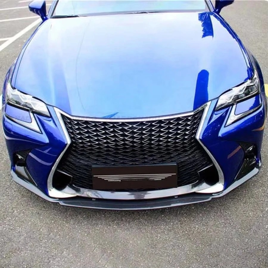 New Carbon Fiber Bumper Body Kits with Exhaust for GS450h/350/250/300h/200t F SPORT Front Lip Side Skirt Rear Diffuser